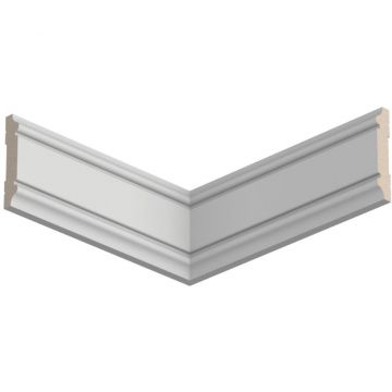 Молдинг ЛДФ меловой Ultrawood (Ультравуд) 2000х47х9 мм, U 0031 i 2.00