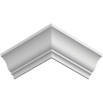 Карниз ЛДФ меловой Ultrawood (Ультравуд) 2000х75х80 мм, CR 0001 i 2.00