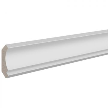 Карниз ЛДФ меловой Ultrawood (Ультравуд) 2440х31х30 мм, CR 0014 2.44