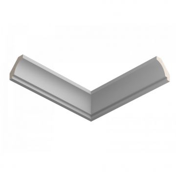Карниз ЛДФ меловой Ultrawood (Ультравуд) 2440х31х30 мм, CR 0014 2.44