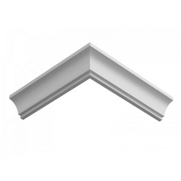 Карниз ЛДФ меловой Ultrawood (Ультравуд) 2440х31х30 мм, CR 0014 2.44