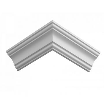 Карниз ЛДФ меловой Ultrawood (Ультравуд) 2440х48х48 мм, CR 0015 2.44