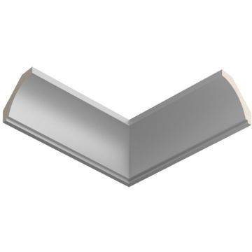 Карниз ЛДФ меловой Ultrawood (Ультравуд) 2000х44х42 мм, CR 0017 i 2.00