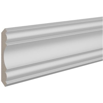 Карниз ЛДФ меловой Ultrawood (Ультравуд) 2000х107х15 мм, CR 0018 i 2.00