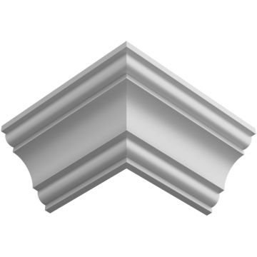 Карниз ЛДФ меловой Ultrawood (Ультравуд) 2000х107х15 мм, CR 0018 i 2.00