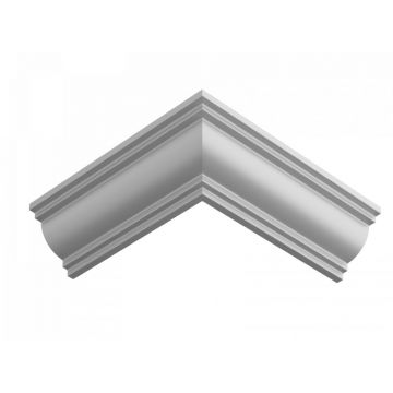 Карниз ЛДФ меловой Ultrawood (Ультравуд) 2440х46х46 мм, CR 0021 2.44