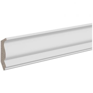 Карниз ЛДФ меловой Ultrawood (Ультравуд) 2440х26х40 мм, CR 0025 2.44