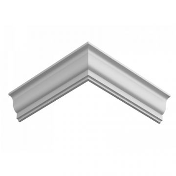 Карниз ЛДФ меловой Ultrawood (Ультравуд) 2440х26х40 мм, CR 0025 2.44