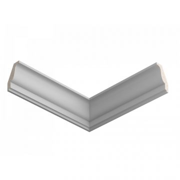 Карниз ЛДФ меловой Ultrawood (Ультравуд) 2440х26х40 мм, CR 0025 2.44