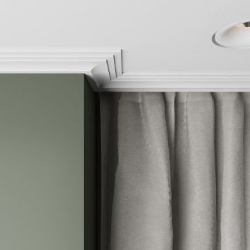 Карниз ЛДФ меловой Ultrawood (Ультравуд) 2000х50х15 мм, CR 0027 2.00