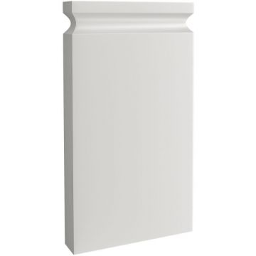 Элемент декоративный нижний МДФ меловой Ultrawood (Ультравуд) 85х155х18 мм, D 1085