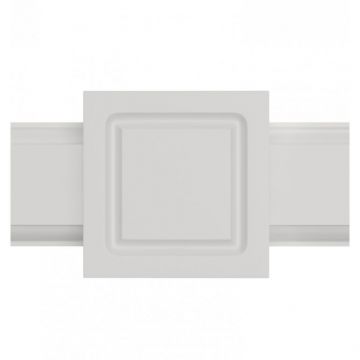 Элемент декоративный верхний МДФ меловой Ultrawood (Ультравуд) 85х85х18 мм, D 2085