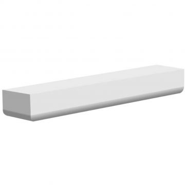 Элемент декоративный верхний МДФ меловой Ultrawood (Ультравуд) 220х30х43 мм, D 4200