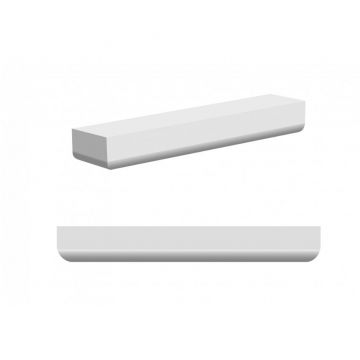 Элемент декоративный верхний МДФ меловой Ultrawood (Ультравуд) 220х30х43 мм, D 4200