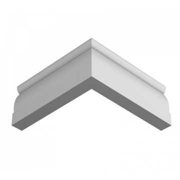 Плинтус напольный ЛДФ меловой Ultrawood (Ультравуд) 2440х60х15 мм, Base 0020 2.44