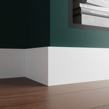 Плинтус напольный ЛДФ меловой Ultrawood (Ультравуд) 2000х108х12 мм, BO 4112 i 2.00