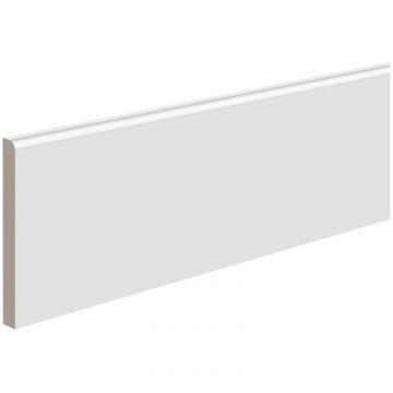 Плинтус напольный ЛДФ меловой Ultrawood (Ультравуд) 2000х100х10 мм, Base 1010 i 2.00