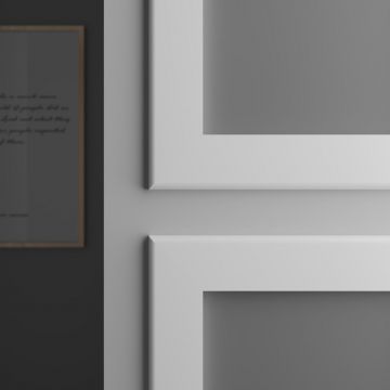 Плинтус напольный ЛДФ меловой Ultrawood (Ультравуд) 2000х50х12 мм, Base 5012 i 2.00