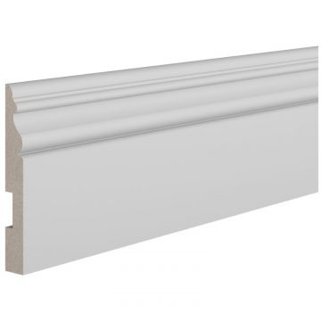 Плинтус напольный ЛДФ меловой Ultrawood (Ультравуд) 2000х90х12 мм, Base 5271 i 2.00