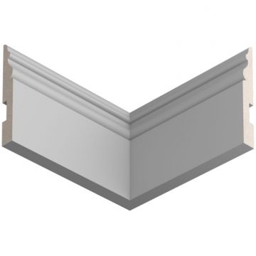 Плинтус напольный ЛДФ меловой Ultrawood (Ультравуд) 2000х90х12 мм, Base 5271 i 2.00