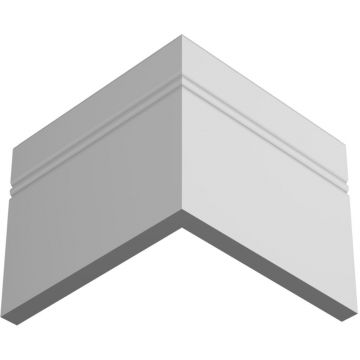 Плинтус напольный ЛДФ меловой Ultrawood (Ультравуд) 2000х110х10 мм, Base 5380 i 2.00