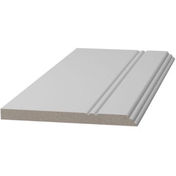 Плинтус напольный ЛДФ меловой Ultrawood (Ультравуд) 2000х110х10 мм, Base 5380 i 2.00