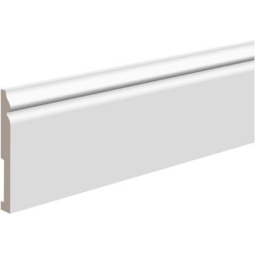 Плинтус напольный ЛДФ меловой Ultrawood (Ультравуд) 2000х100х12 мм, Base 5501 i 2.00