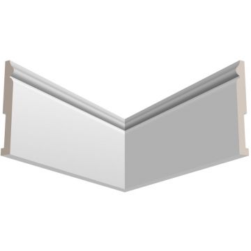 Плинтус напольный ЛДФ меловой Ultrawood (Ультравуд) 2000х100х12 мм, Base 5501 i 2.00