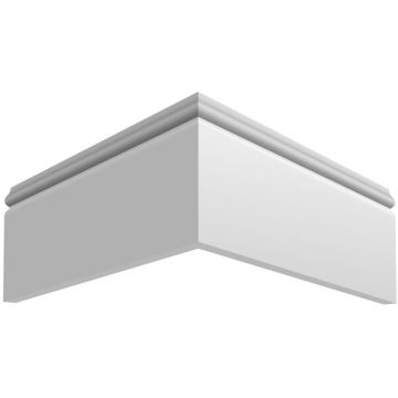 Плинтус напольный ЛДФ меловой Ultrawood (Ультравуд) 2000х100х12 мм, Base 5501 i 2.00