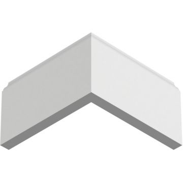 Плинтус напольный ЛДФ меловой Ultrawood (Ультравуд) 2000х83х12 мм, Base 0001 i 2.00