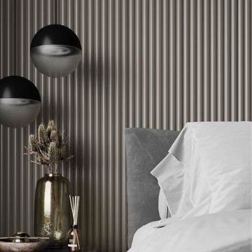 Стеновая панель ЛДФ меловой Ultrawood (Ультравуд) 2000х240х14 мм, UW 01 i