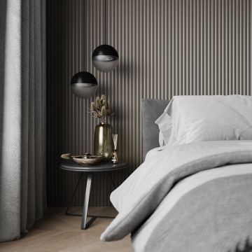 Стеновая панель ЛДФ меловой Ultrawood (Ультравуд) 2000х240х14 мм, UW 01 i