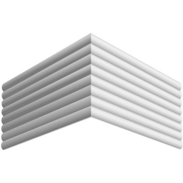 Стеновая панель ЛДФ меловой Ultrawood (Ультравуд) 2000х240х14 мм, UW 01 i