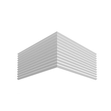 Стеновая панель ЛДФ меловой Ultrawood (Ультравуд) 2000х240х17 мм, UW 02 i