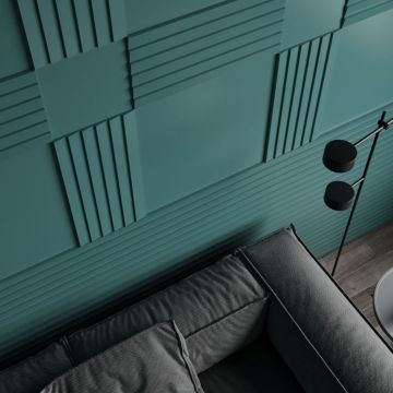 Стеновая панель ЛДФ меловой Ultrawood (Ультравуд) 2000х240х12 мм, UW 08 i