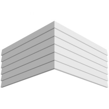 Стеновая панель ЛДФ меловой Ultrawood (Ультравуд) 2000х240х12 мм, UW 08 i