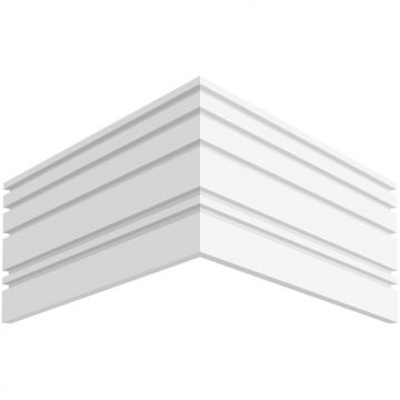 Стеновая панель ЛДФ меловой Ultrawood (Ультравуд) 2000х240х17 мм, UW 10 i