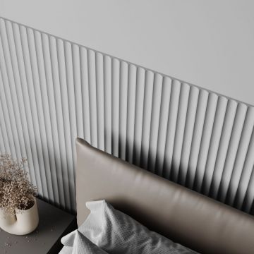 Стеновая панель ЛДФ меловой Ultrawood (Ультравуд) 2000х240х13 мм, UW 12 i