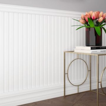 Стеновая панель ЛДФ меловой Ultrawood (Ультравуд) 181х813х6 мм, Wain 0001, 6