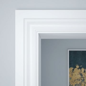 Наличник ЛДФ меловой Ultrawood (Ультравуд) 2000х89х18 мм, N 0002 i 2.00