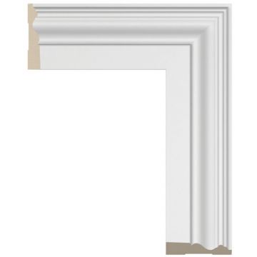 Наличник ЛДФ меловой Ultrawood (Ультравуд) 2000х89х18 мм, N 0002 i 2.00