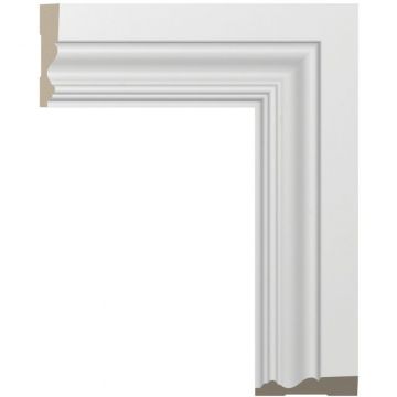 Наличник ЛДФ меловой Ultrawood (Ультравуд) 2000х89х18 мм, N 0002 i 2.00