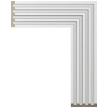 Наличник ЛДФ меловой Ultrawood (Ультравуд) 2000х82.5х12 мм, N 0003 i 2.00