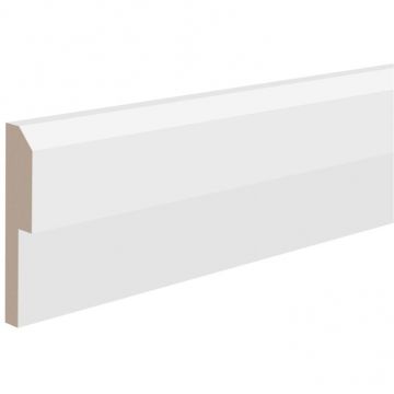 Наличник ЛДФ меловой Ultrawood (Ультравуд) 2440х75х15 мм, N 0009 2.44