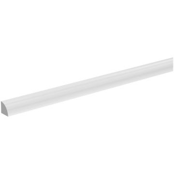 Молдинг ЛДФ меловой Ultrawood (Ультравуд) 2440х15х15 мм, E2E 0215 2.44