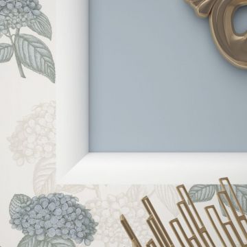 Молдинг ЛДФ меловой Ultrawood (Ультравуд) 2440х15х15 мм, E2E 0215 2.44