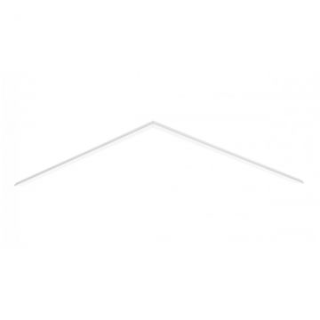 Молдинг ЛДФ меловой Ultrawood (Ультравуд) 2440х15х15 мм, E2E 0215 2.44