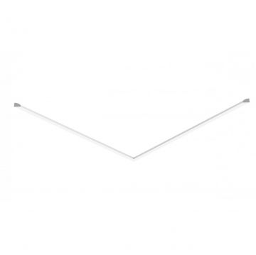 Молдинг ЛДФ меловой Ultrawood (Ультравуд) 2440х15х15 мм, E2E 0215 2.44