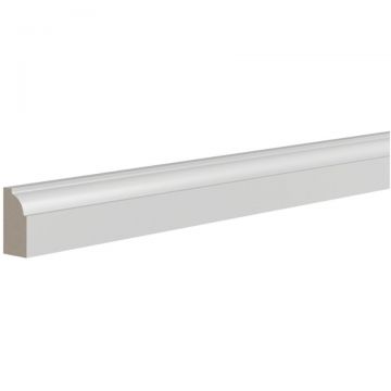 Молдинг ЛДФ меловой Ultrawood (Ультравуд) 2000х29х15 мм, U 0001 i 2.00