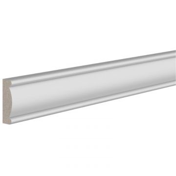 Молдинг ЛДФ меловой Ultrawood (Ультравуд) 2440х30х9 мм, U 0006 2.44